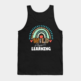 Wild About Learning Back To School Teacher 100 Day Of School Tank Top